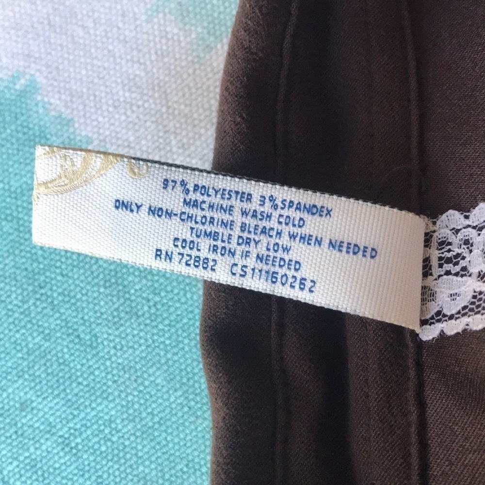 LA Blues Brown Faux Suede Zip Front Blazer Jacket Medium - Picture 5 of 7